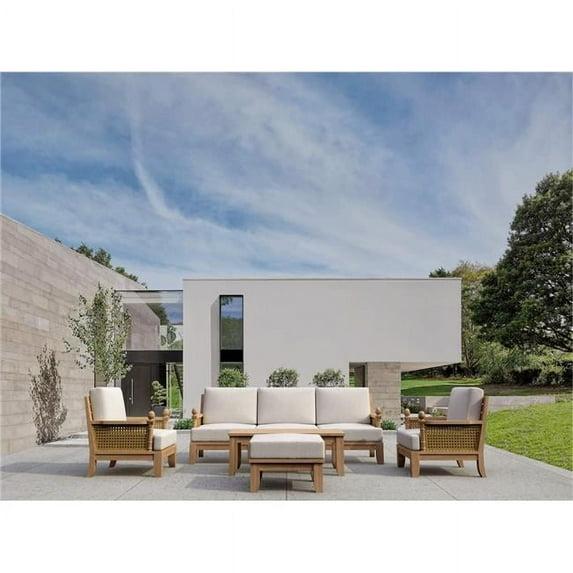 Anderson Teak SET-68 Luxe Modular Deep Seating Set - 7 Piece