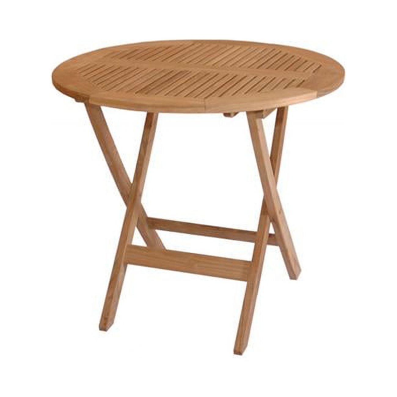 Windsor 31" Round Teak Folding Bistro Table