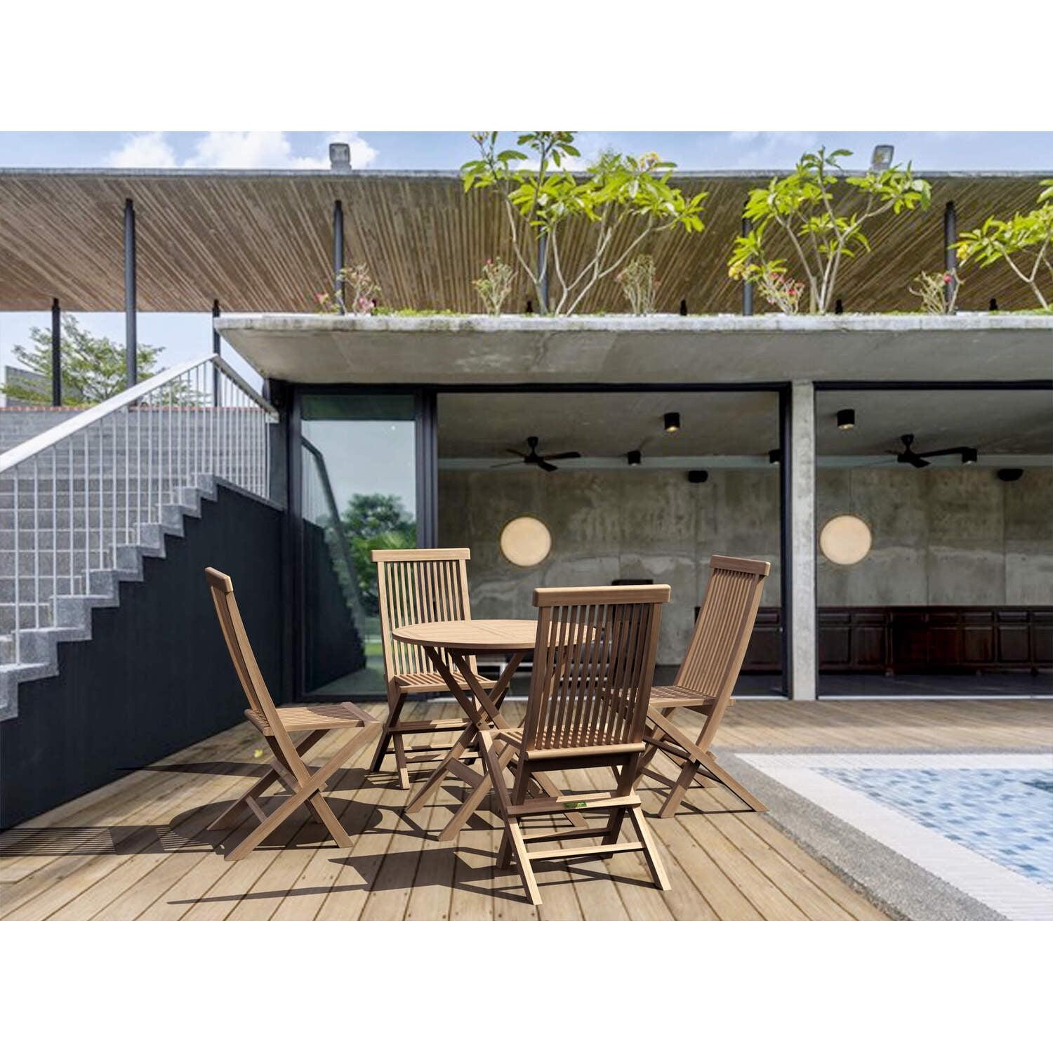 Anderson Teak Windsor Classic 5-Pieces Bistro Set