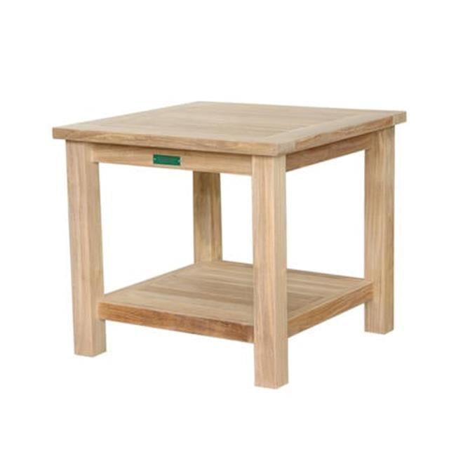 Andersonteak  22 in. Square 2-Tier Side Table