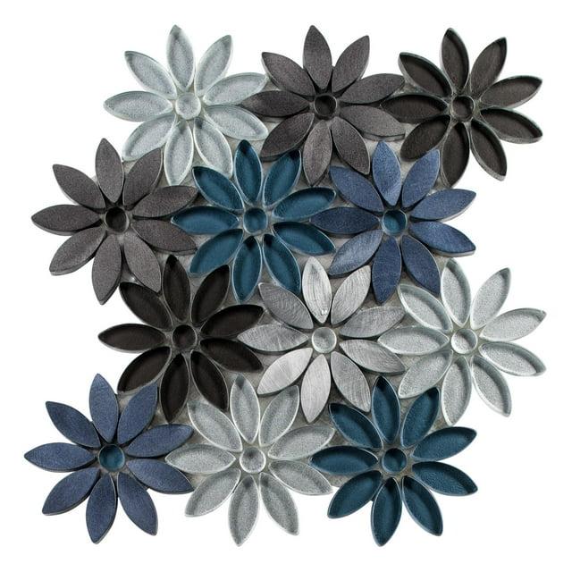 Fresh Novelty Flower Polished Natural Stones Wall & Floor Mosaic Tile