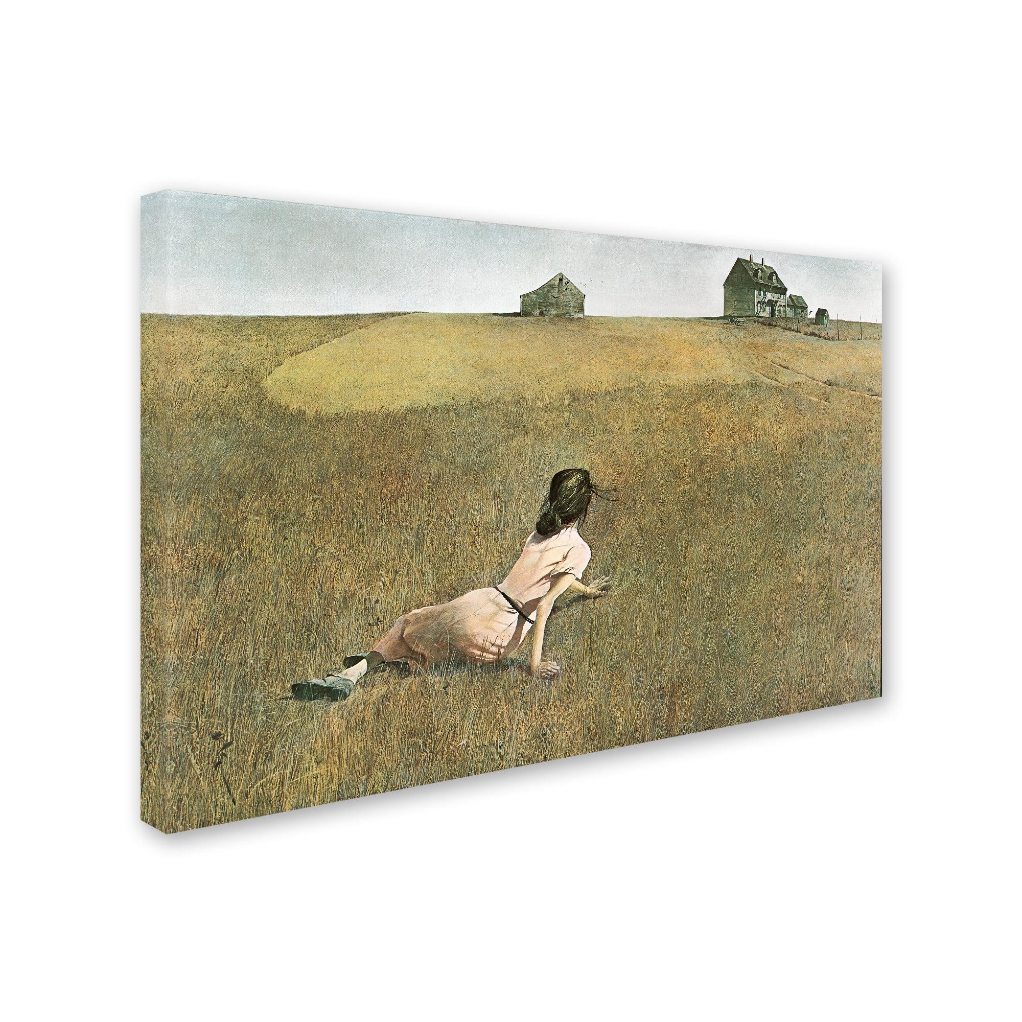Trademark Fine Art -Andrew Wyeth 'Christina's World' Canvas Art - 16''x24''