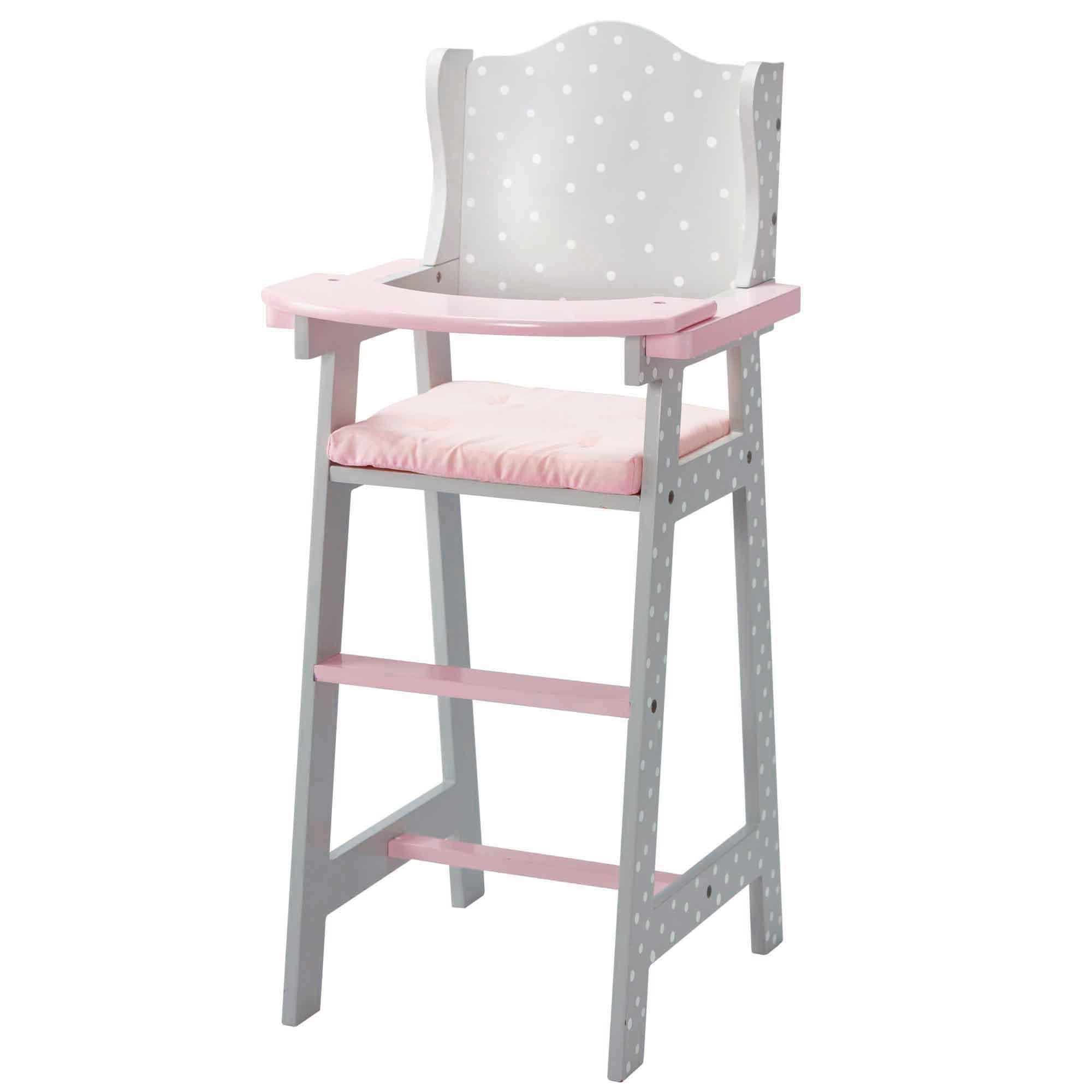 Olivia's Little World Olivia's Little World Wooden Baby Doll High Chair