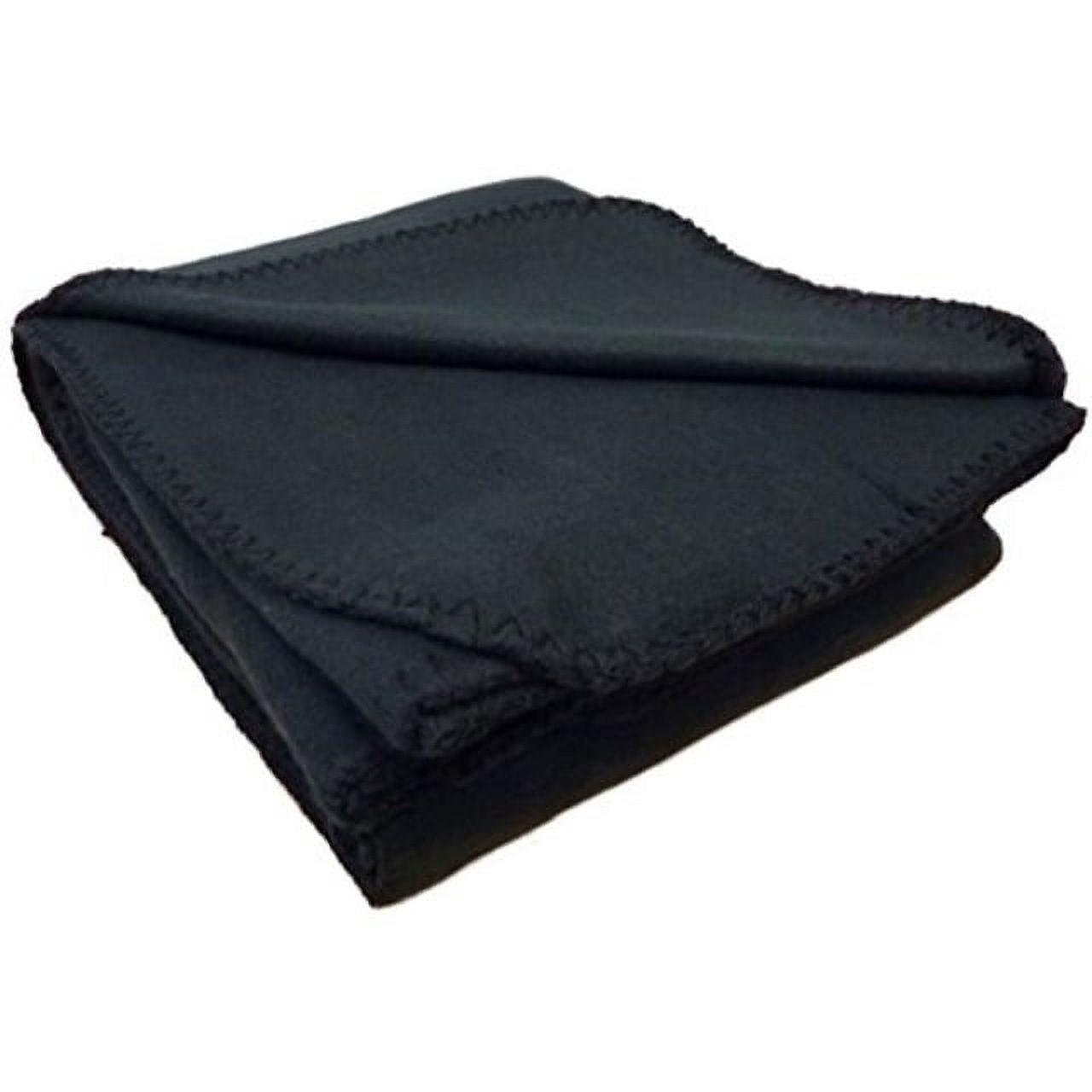 King Black Fleece Throw Blanket for Kids