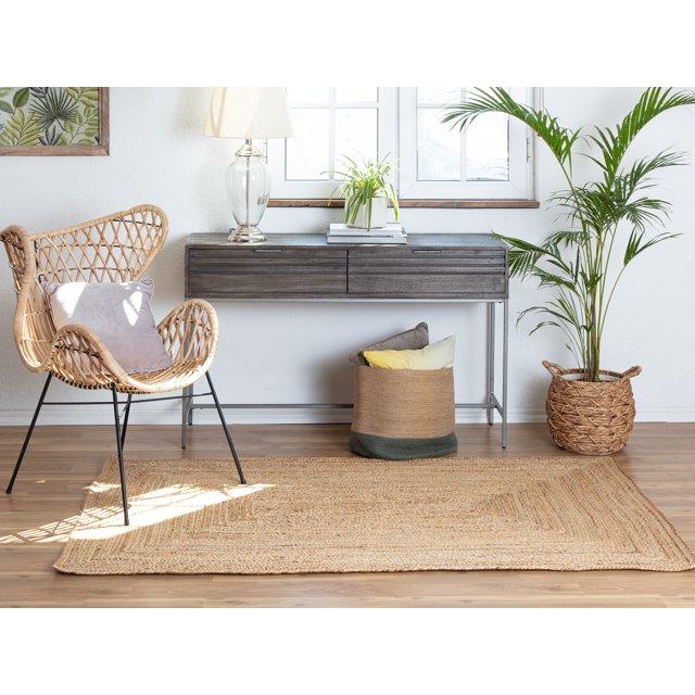 Anji Mountain 3'x5' Kerala Jute Area Rug Natural