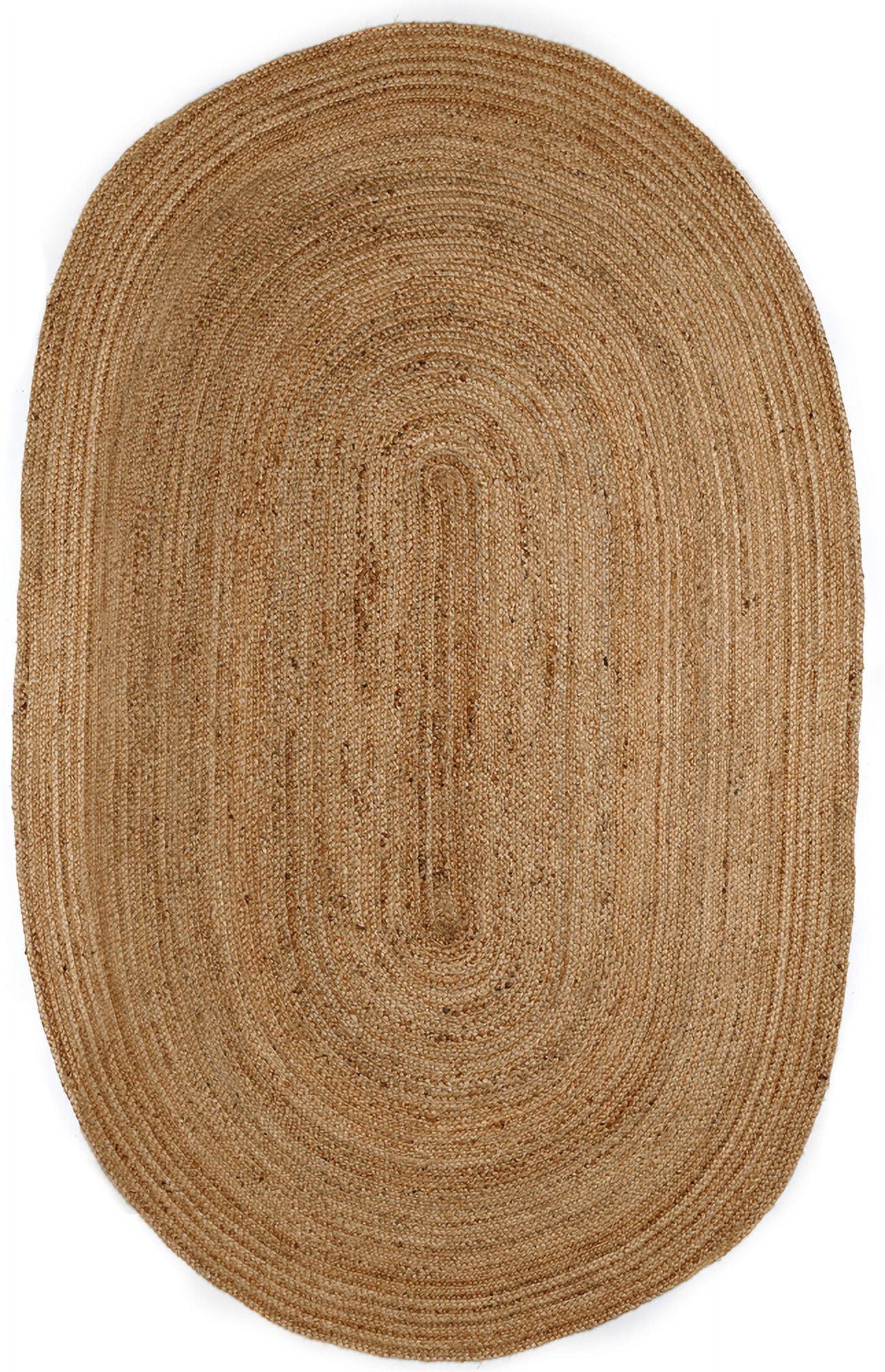 6'X9' Solid Area Rug Natural - Anji Mountain