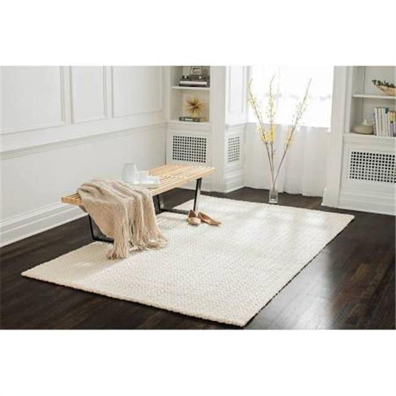 Freya 5' x 8' Off-White Jute Blend Area Rug