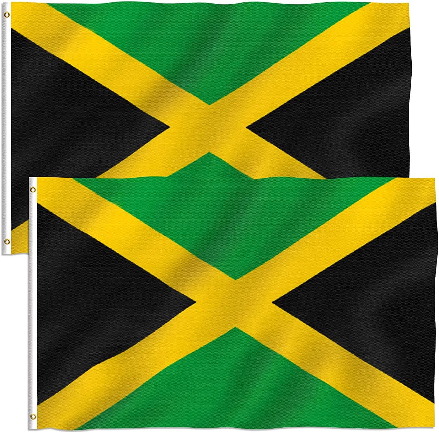 Jamaica 2-Sided Polyester 36 x 60 in. House Flag