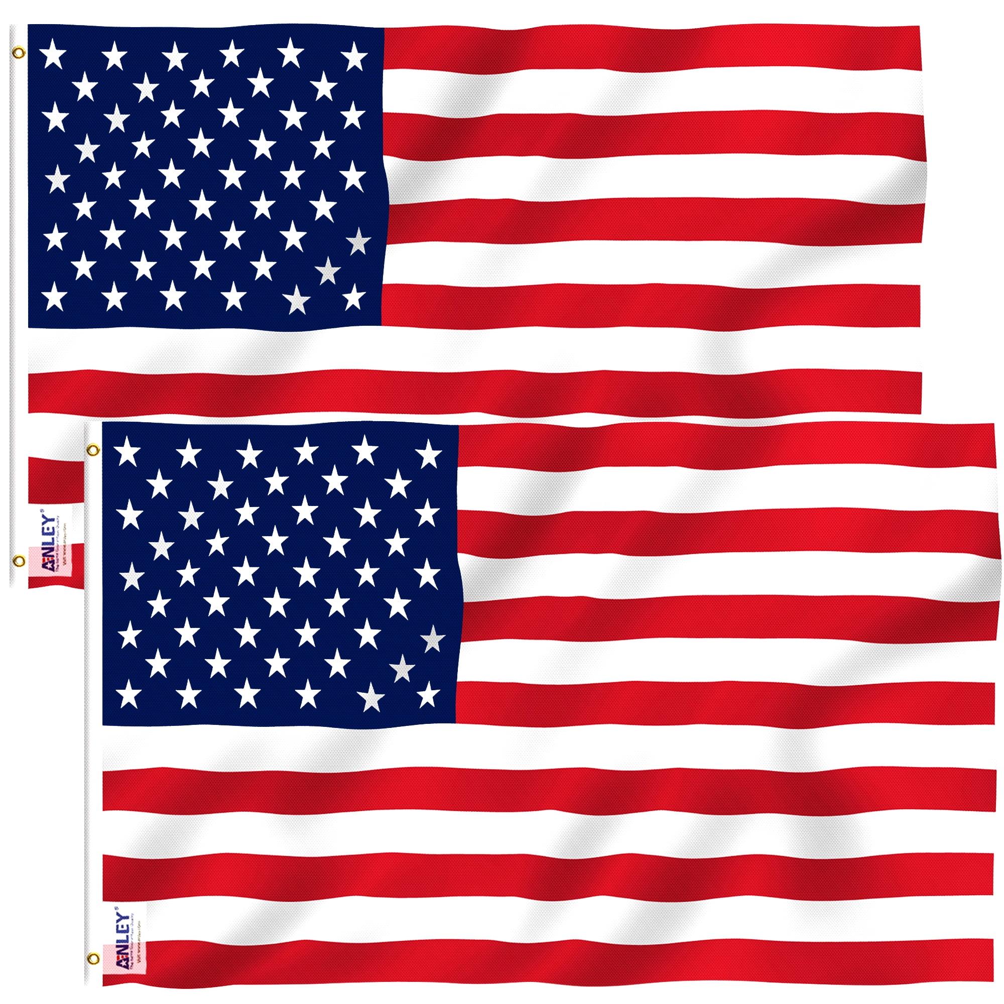 Thin American 2-Sided Polyester House Flag