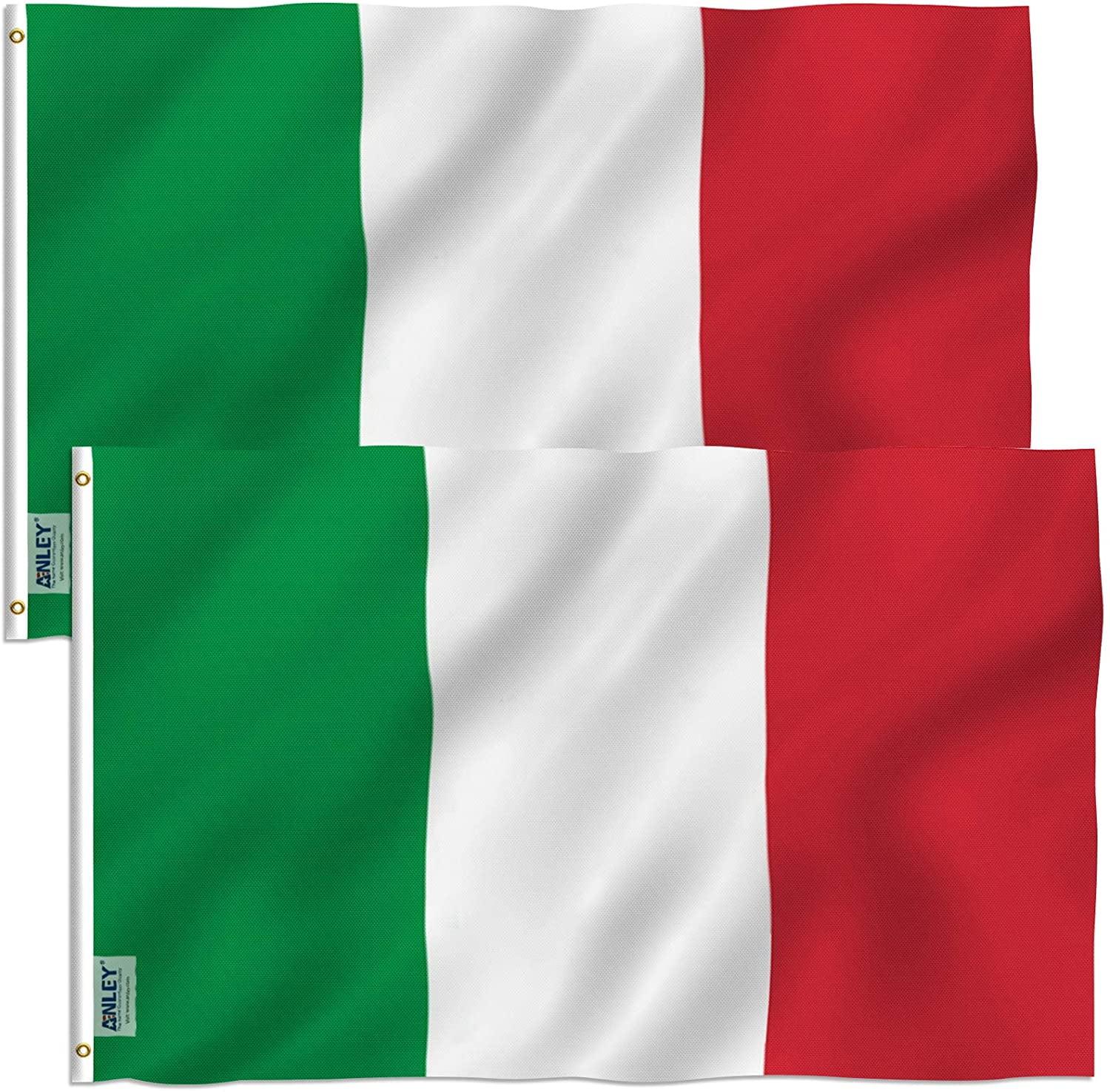 Italian 3x5 Ft Polyester House Flags with Brass Grommets