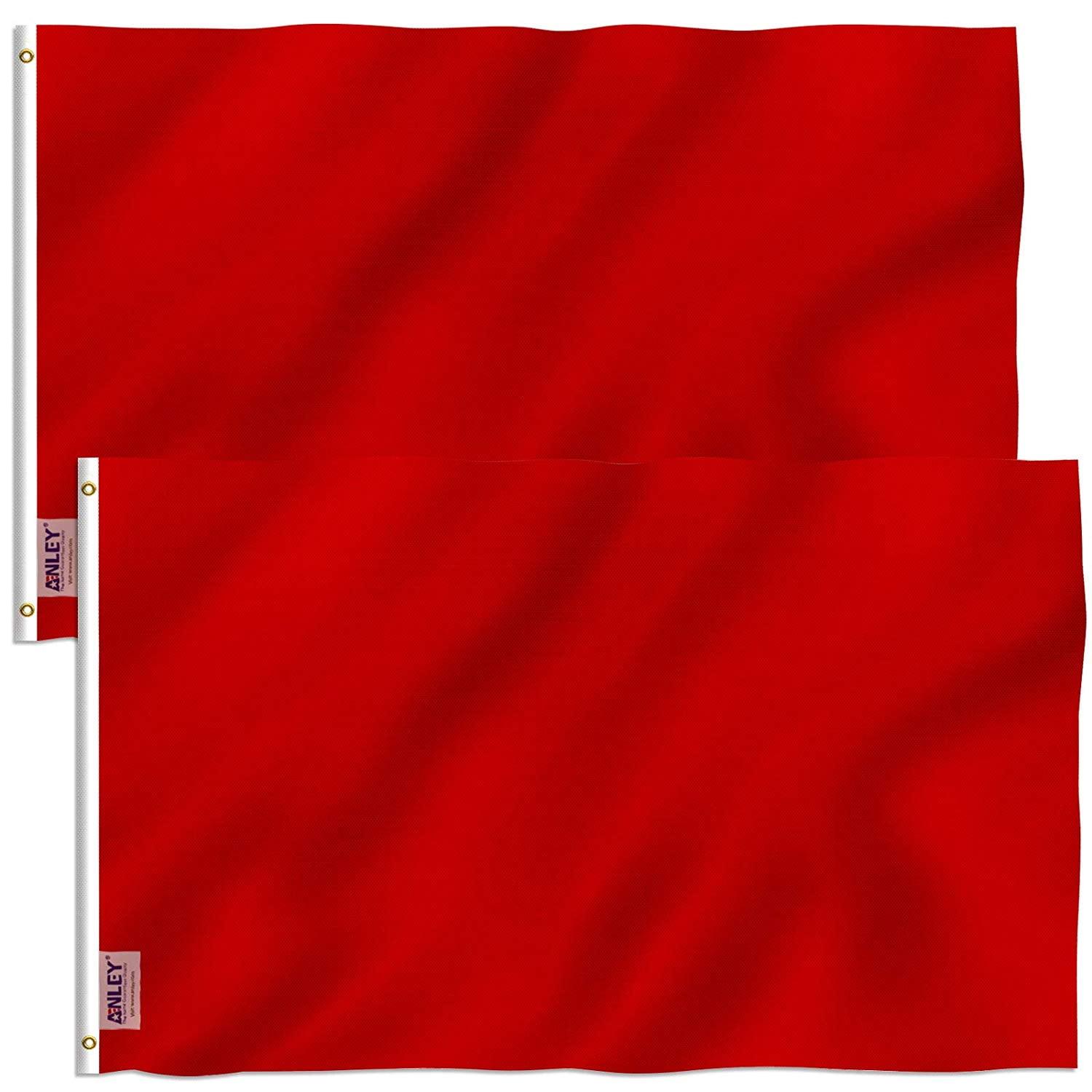 Solid Color 2-Sided Polyester 36 x 60 in. House Flag