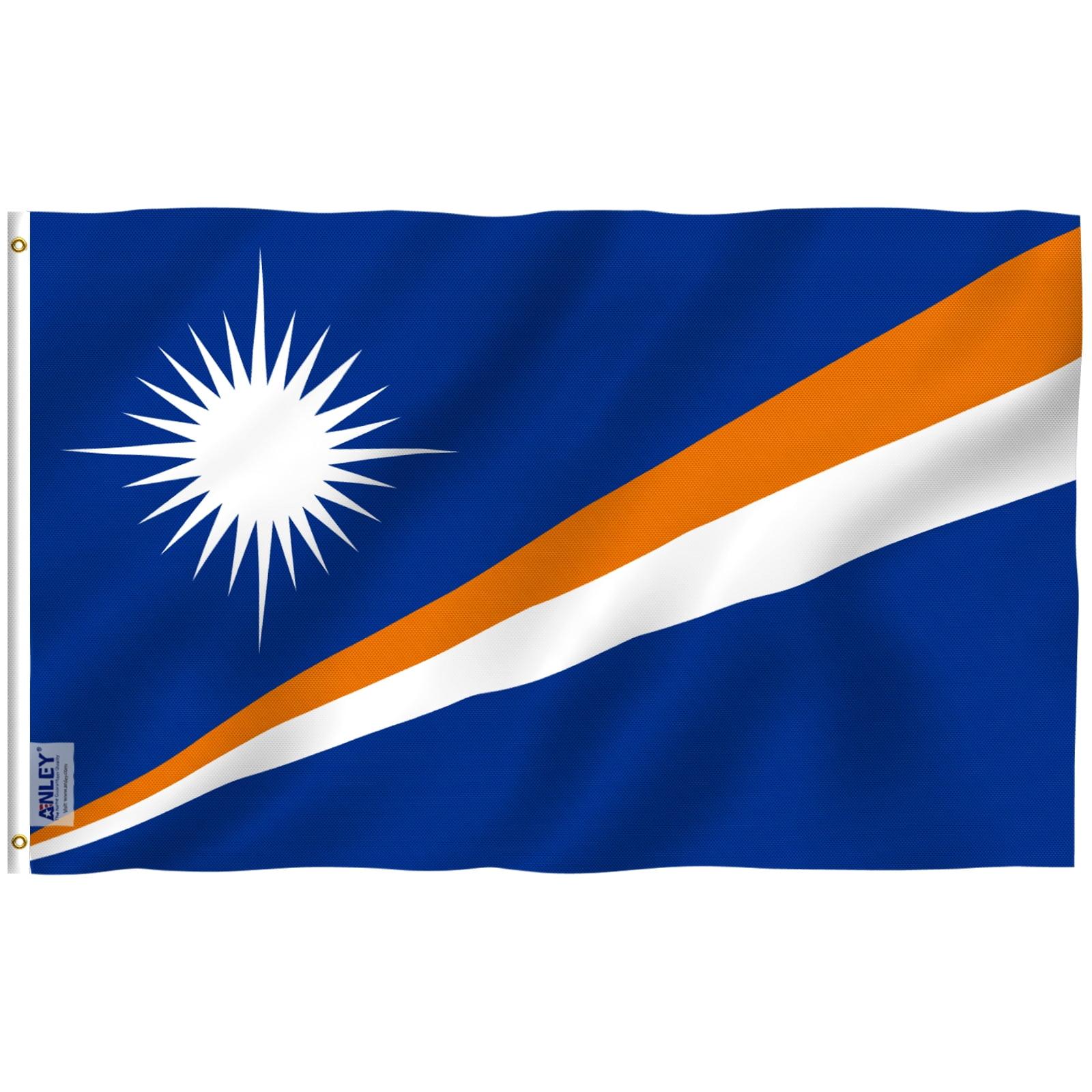 Fly Breeze 3x5 Feet Marshall Islands Polyester Flag