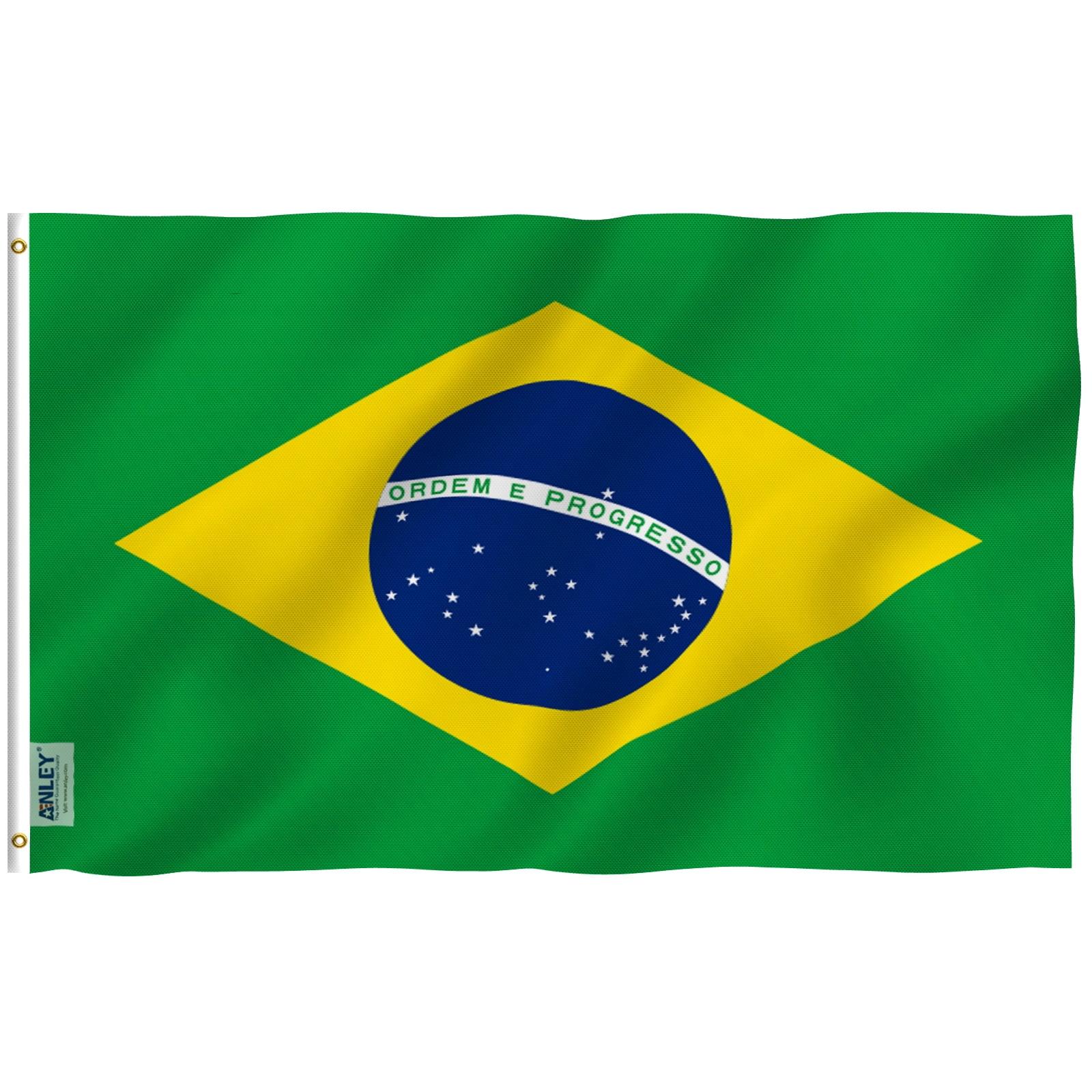 Fly Breeze Series Brazil Polyester 36 x 60 in. House Flag