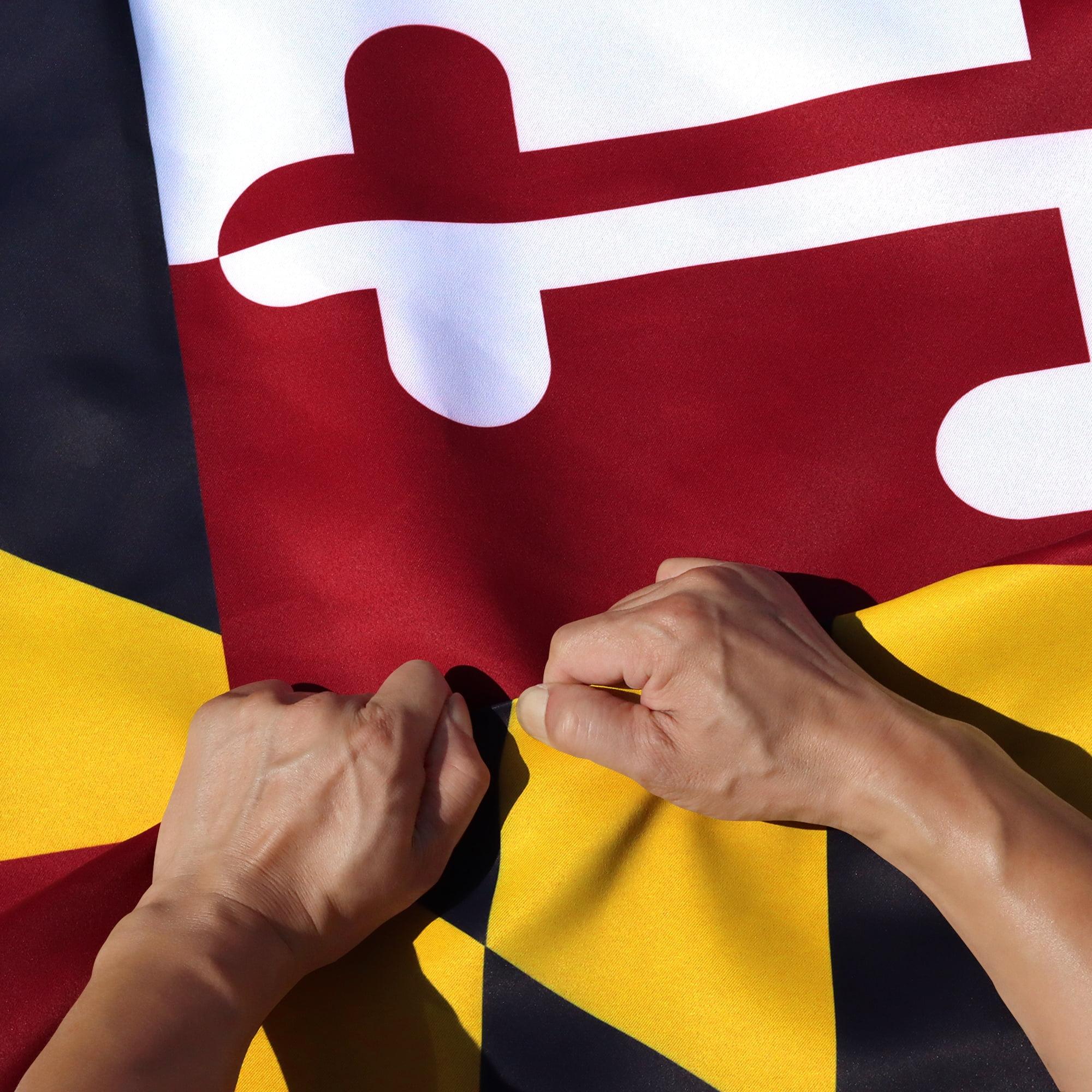 Rip-Proof Double Sided 3-Ply Maryland State Flag 3x5 Foot