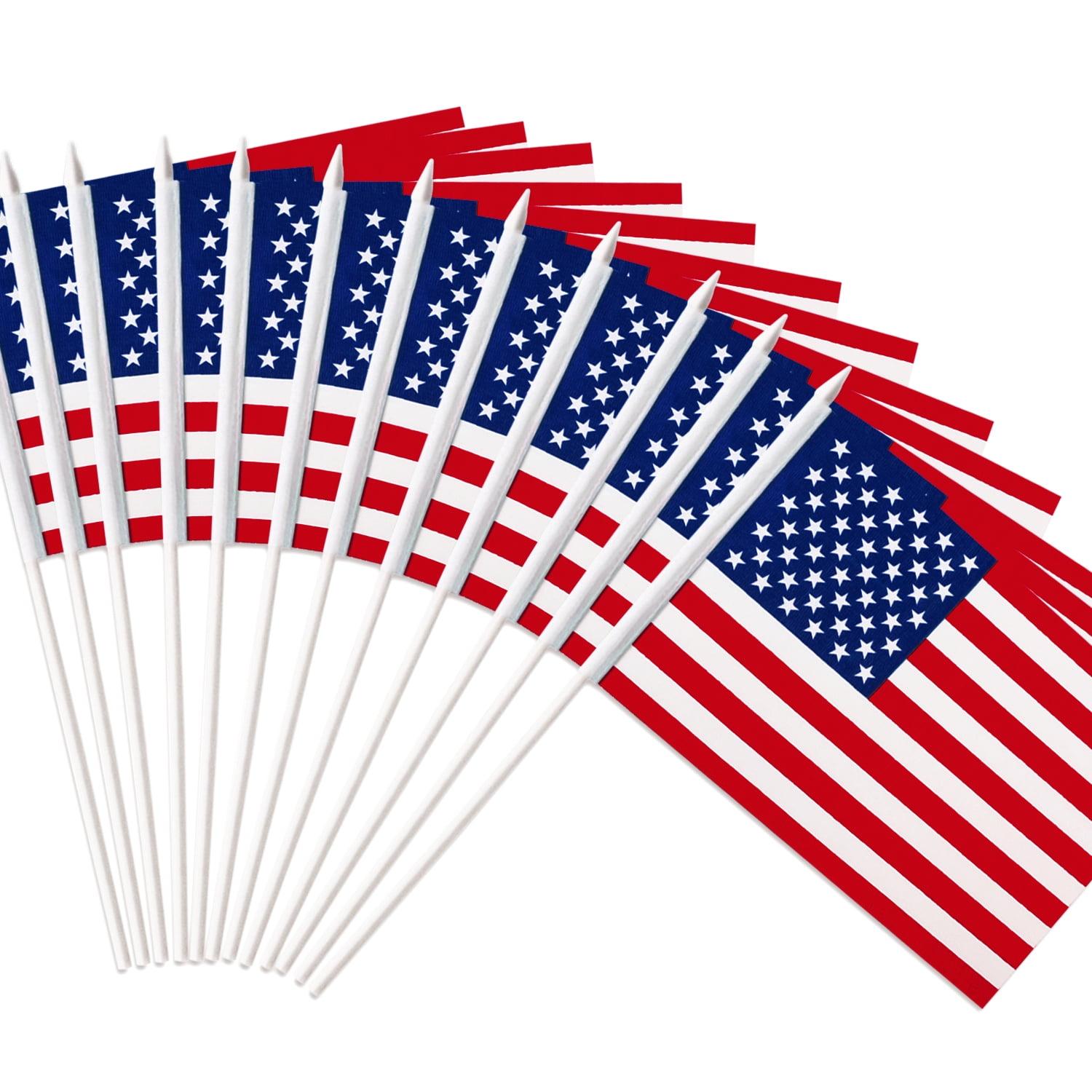 American Miniature Polyester 5 x 8 in. Flag Set