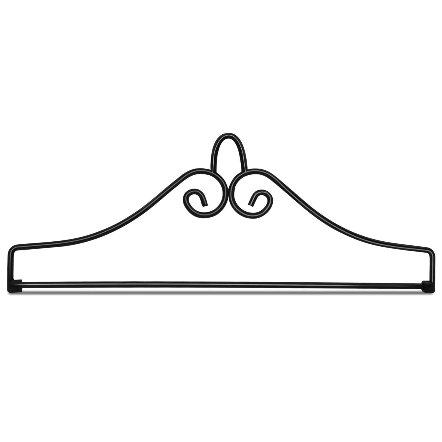 Anley Wrought Iron Garden Flag Hanger - Garden Banner Holder Detached to Use - Rust Resistant & Black Matte Coating