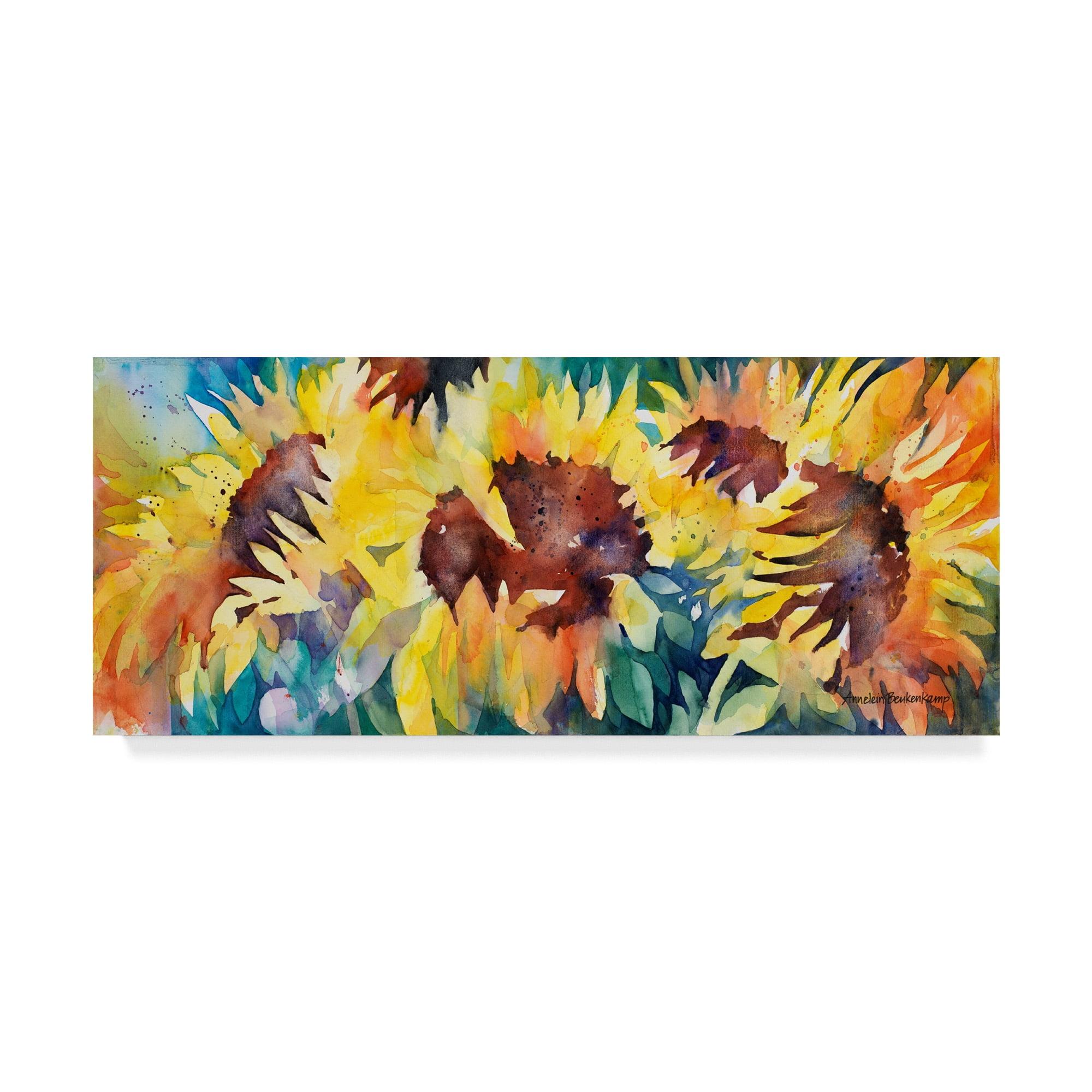 Trademark Fine Art Annelein Beukenkamp " Row Of Sun " by Annelein Beukenkamp