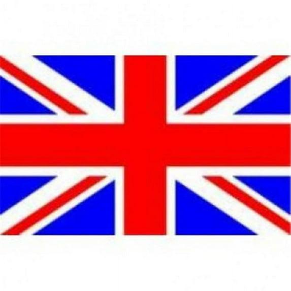 FLAGWIN United Kingdom British Flag 3x5 feet UK National Flags Embroidered Sewn Stripes Union Jack England Flag Banner Heavy Duty Outdoor
