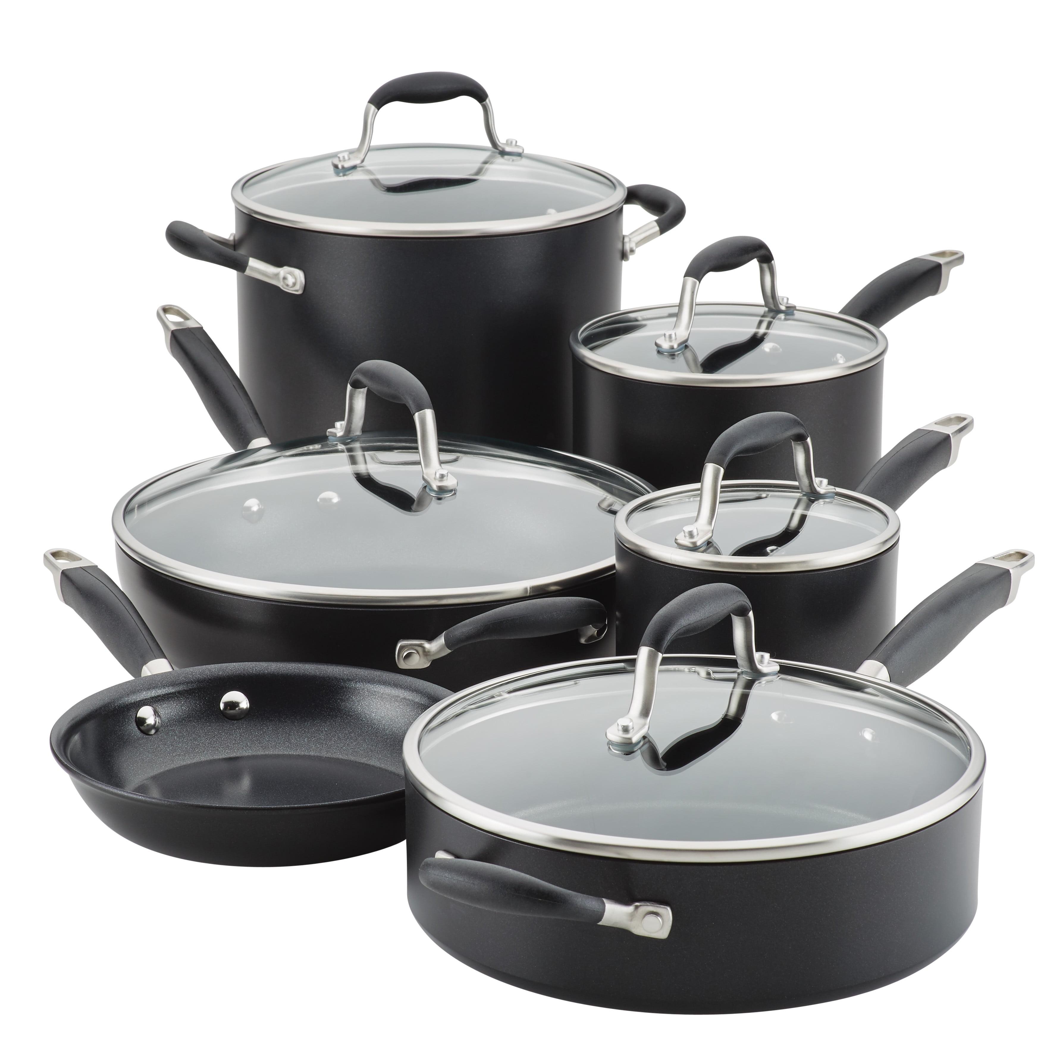 Anolon Anolon Advanced Home Hard Anodized Nonstick Cookware Set, 11 Piece