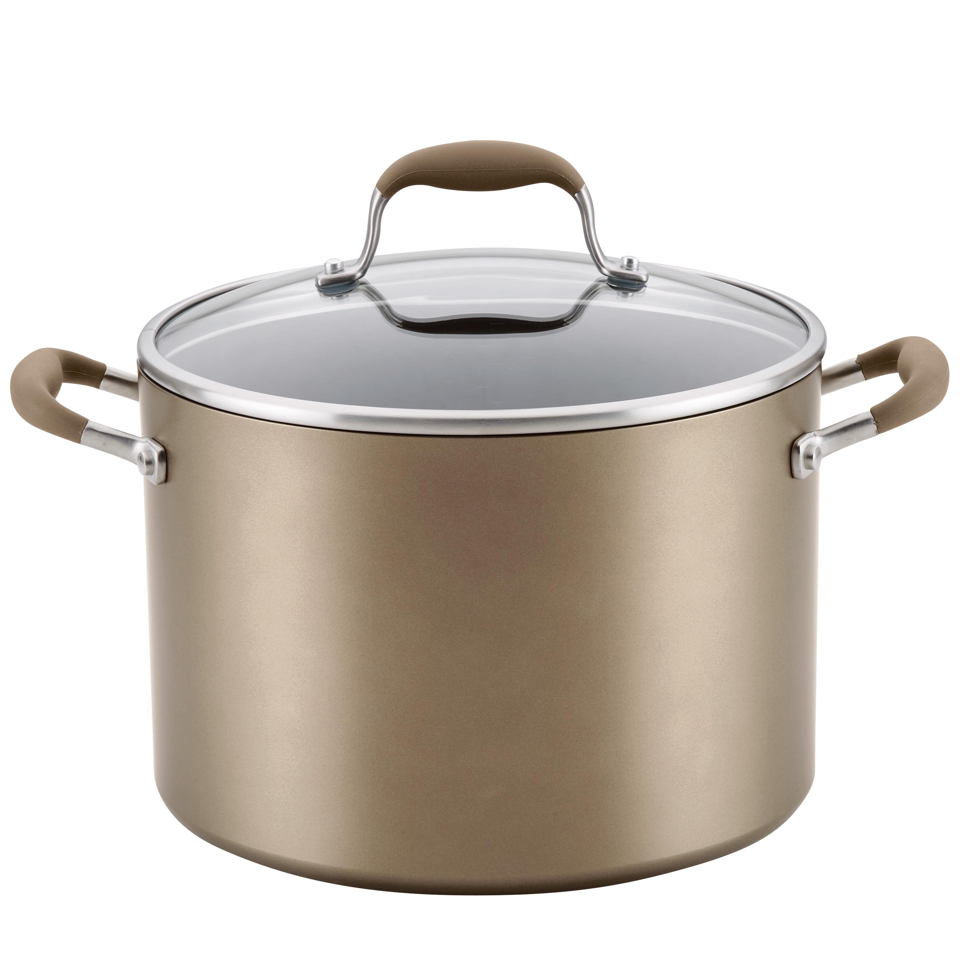 Anolon Anolon Advanced Home Hard Anodized Nonstick Stockpot With Lid, 10 Quart