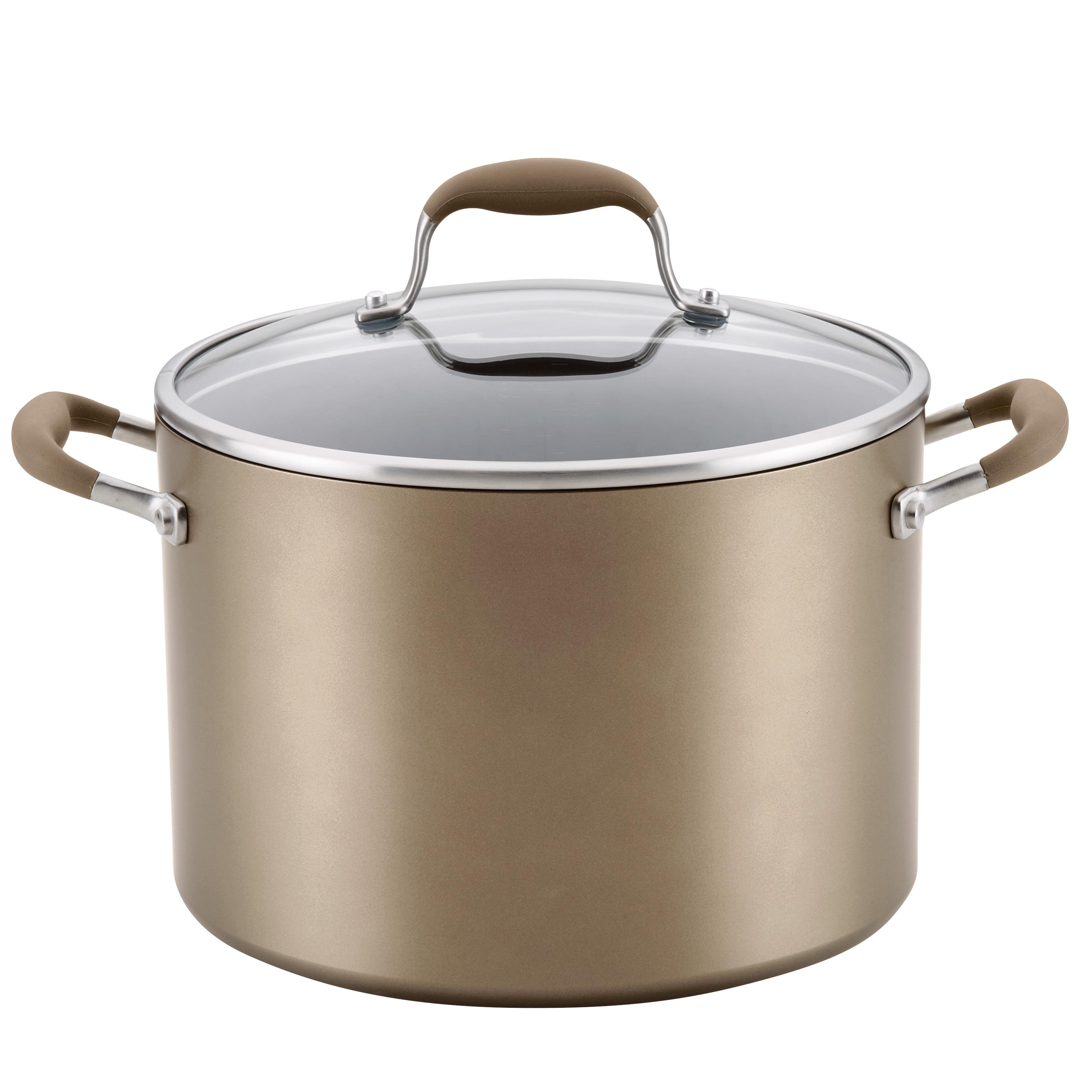 Anolon Advanced Home Hard Anodized Nonstick Stockpot With Lid, 10 Quart