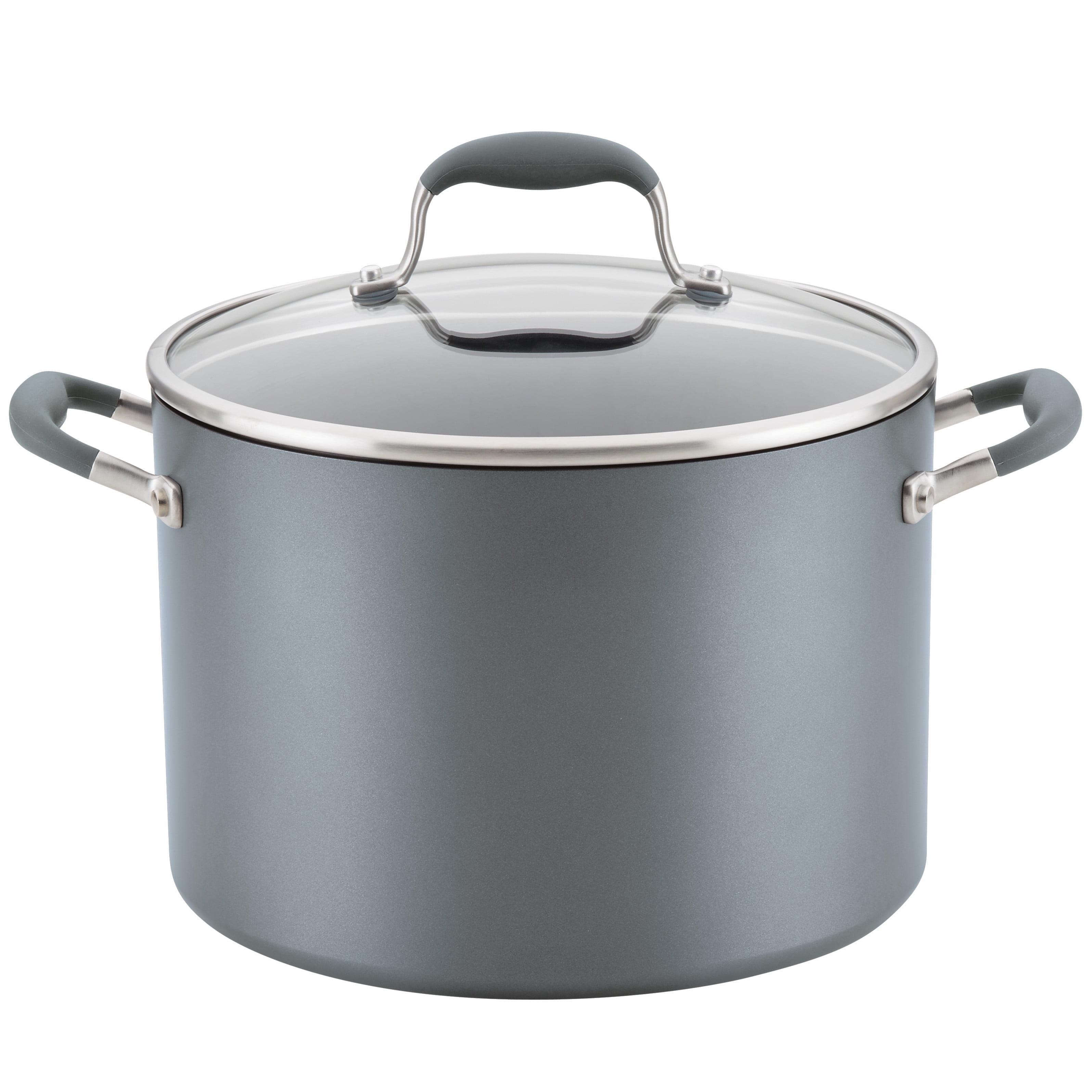 Anolon Anolon Advanced Home Hard Anodized Nonstick Stockpot With Lid, 10 Quart