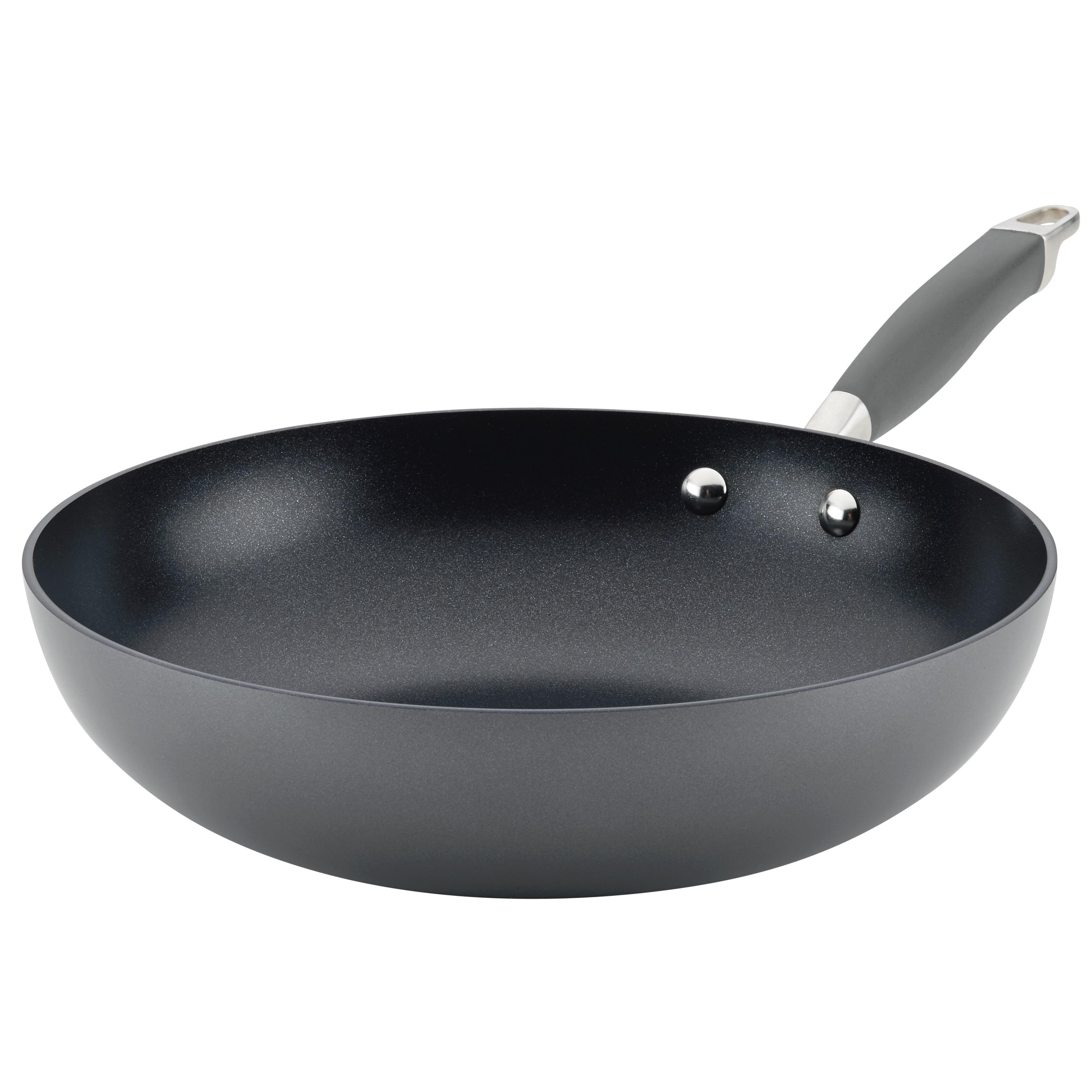 Anolon Advanced Home Hard Anodized Nonstick Stir Fry Pan / Wok, 12 Inch