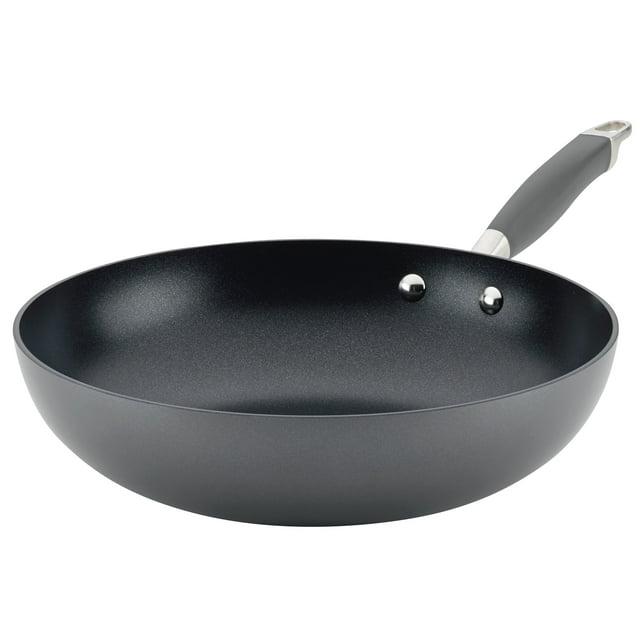 Anolon Anolon Advanced Home Hard Anodized Nonstick Stir Fry Pan / Wok, 12 Inch