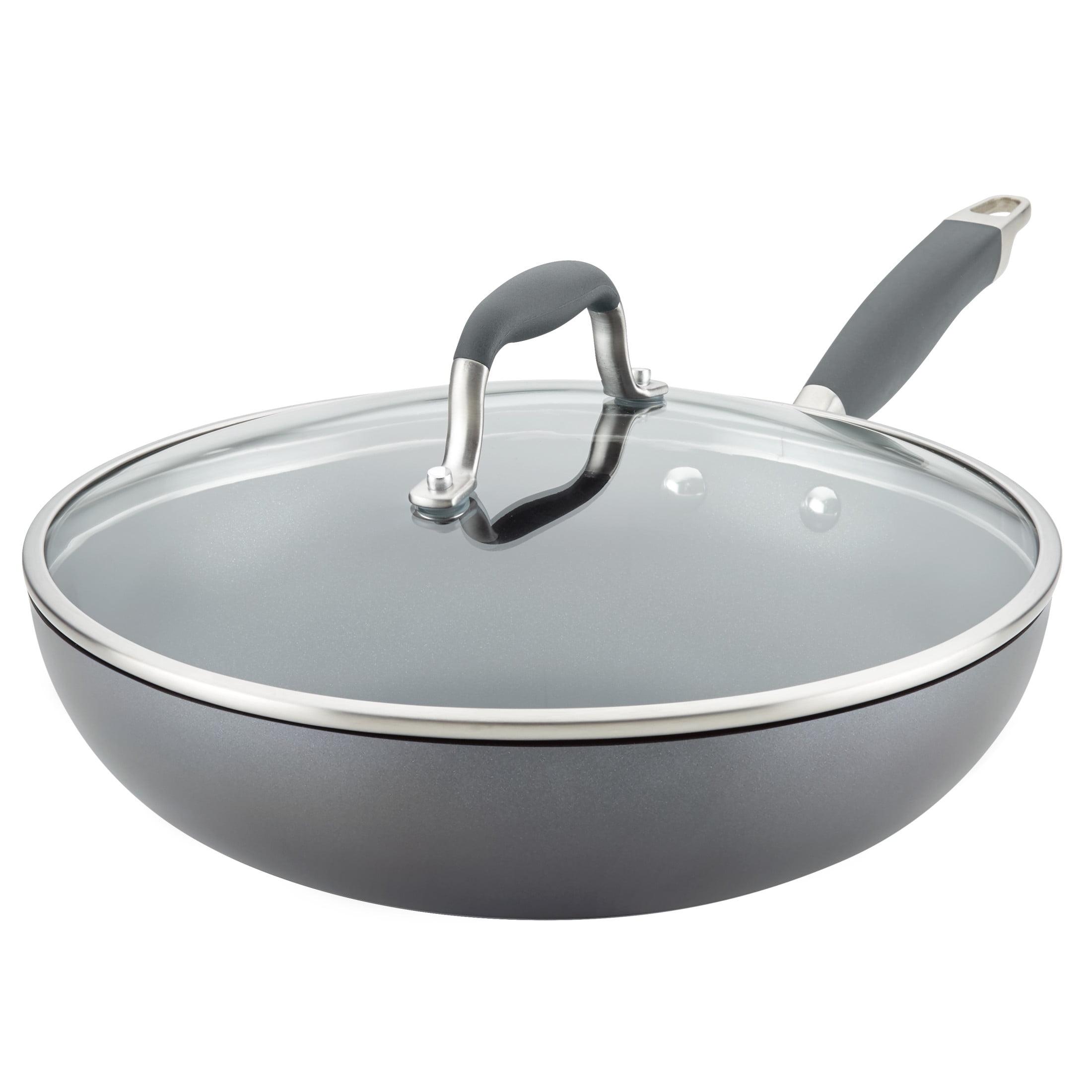 Anolon Advanced Home Hard Anodized Nonstick Ultimate Pan with Lid, 12 Inch