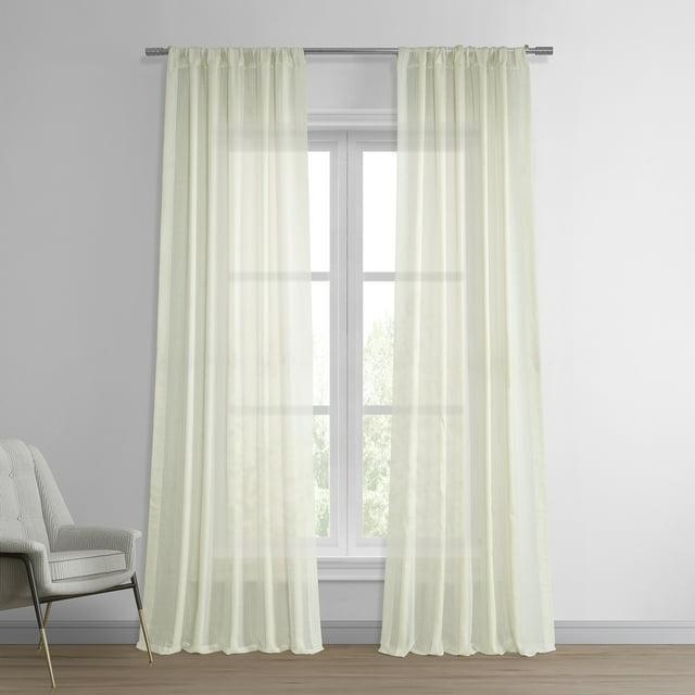 Rylene Synthetic Sheer Curtain Single Panel