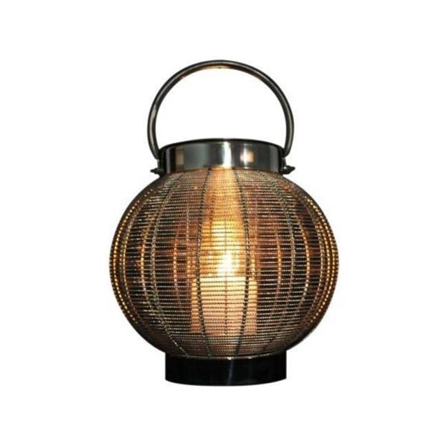 Polished Stainless Steel Gel Fuel Fire Pit Lantern