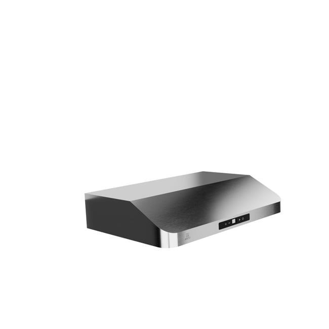 30" Stainless Steel Under Cabinet Range Hood With Washable Baffle Filter And LED Lights For Ducted Kitchen Over Stove Vent