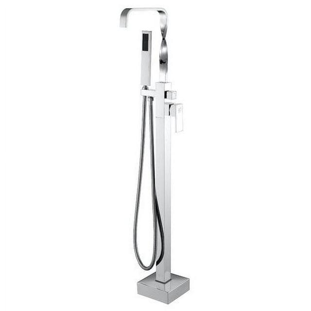 2 Handle Floor Tub Filler with Diverter