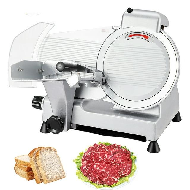 Fashionwu Fashionwu  Commercial Electric Meat Slicer 10" Food Cutter 240W Frozen Deli Slicer Machine