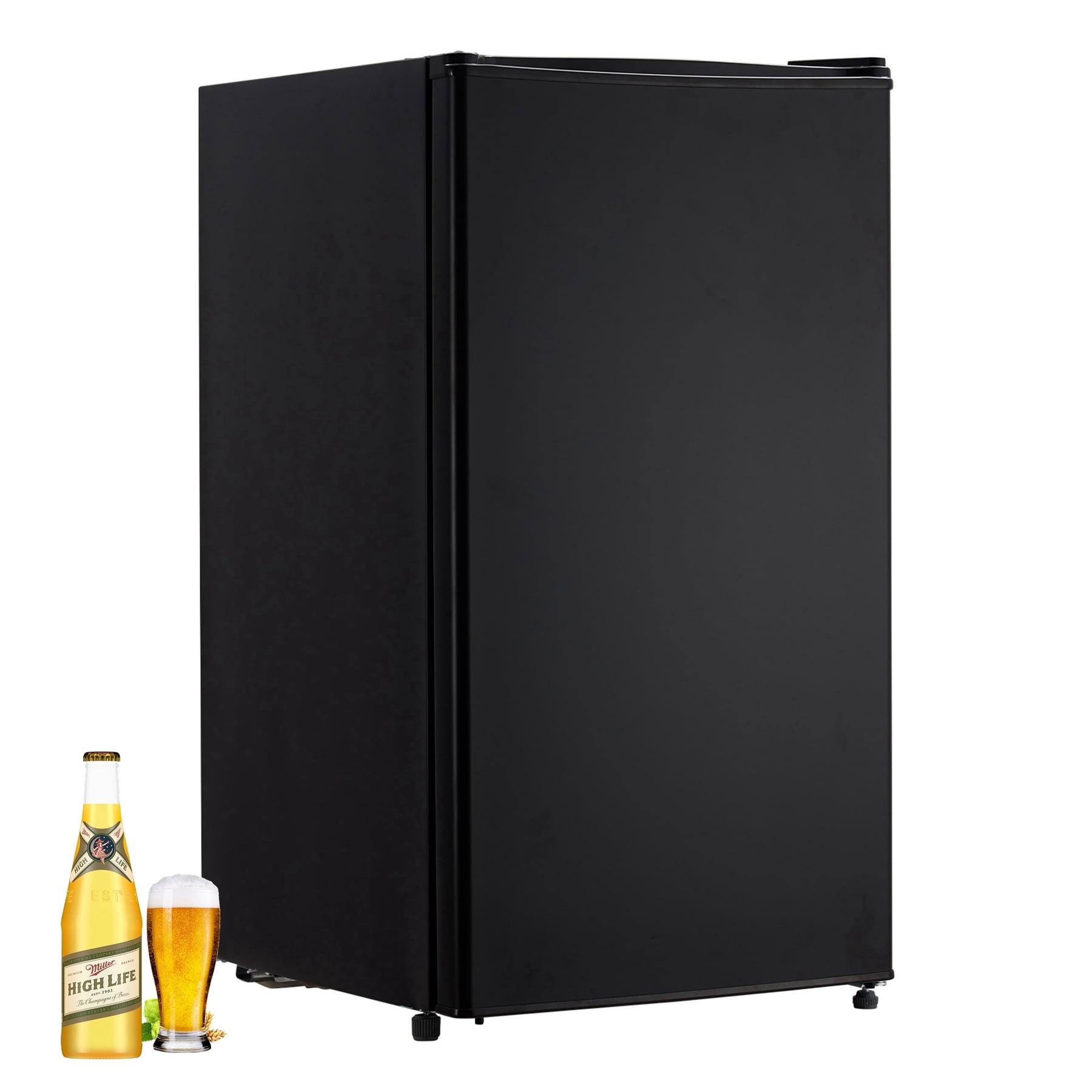 Black 3.2 Cu. Ft Compact Single Door Mini Fridge with Freezer