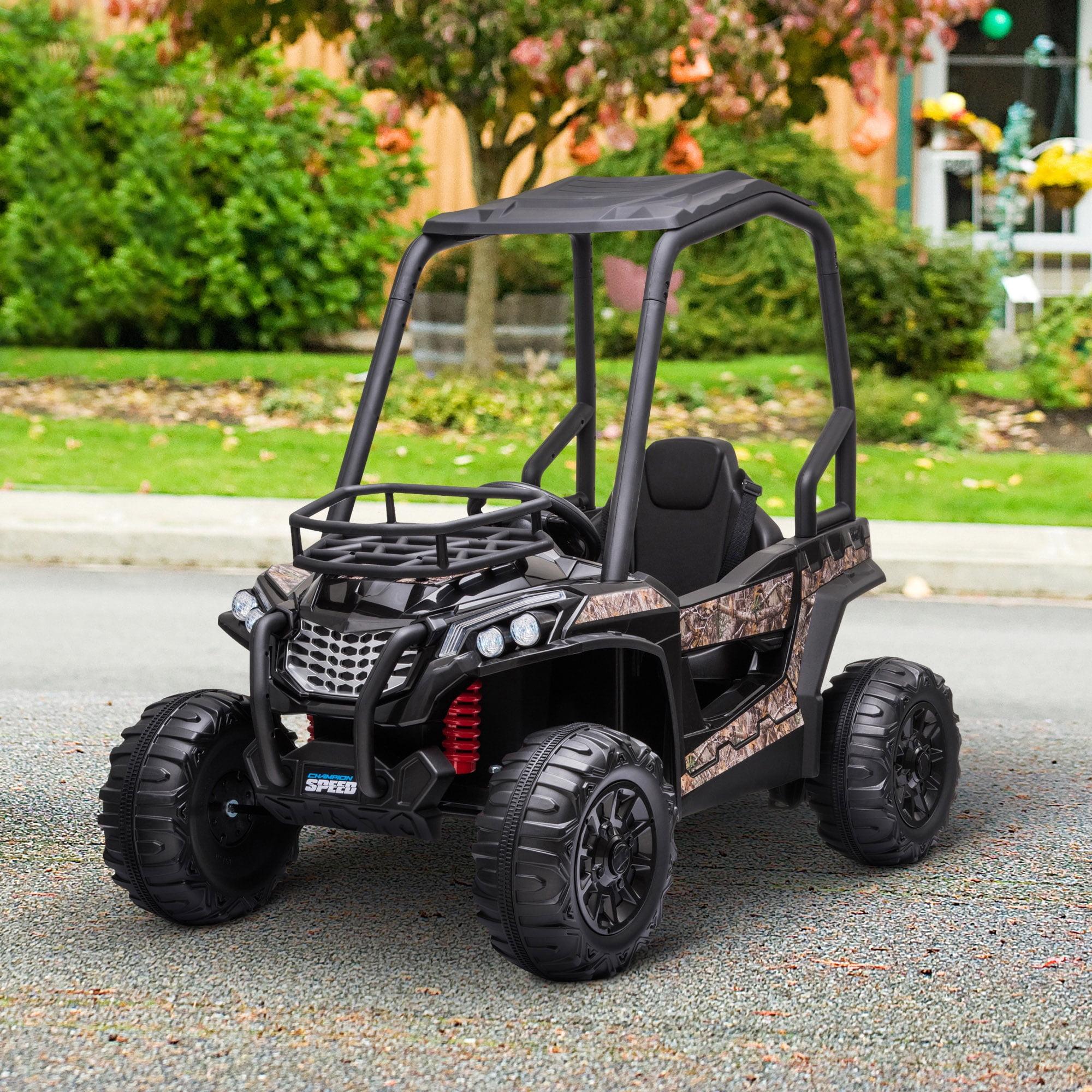 12V Camouflage Kids UTV with Music and Lights