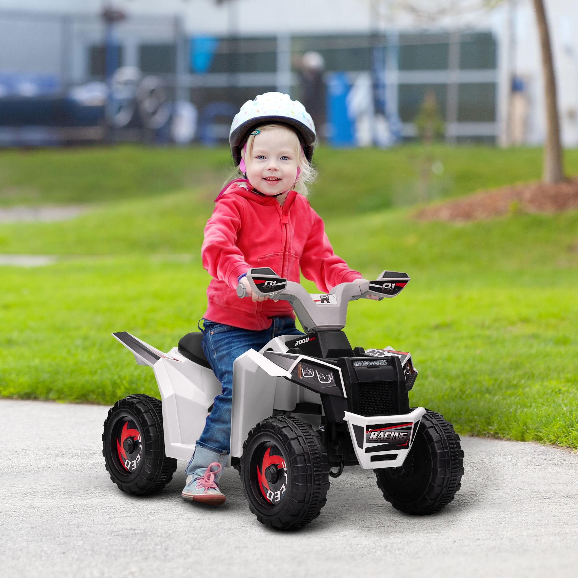 Kids ATV Quad Car, 6V Four-Wheeler w/ Forward Backward