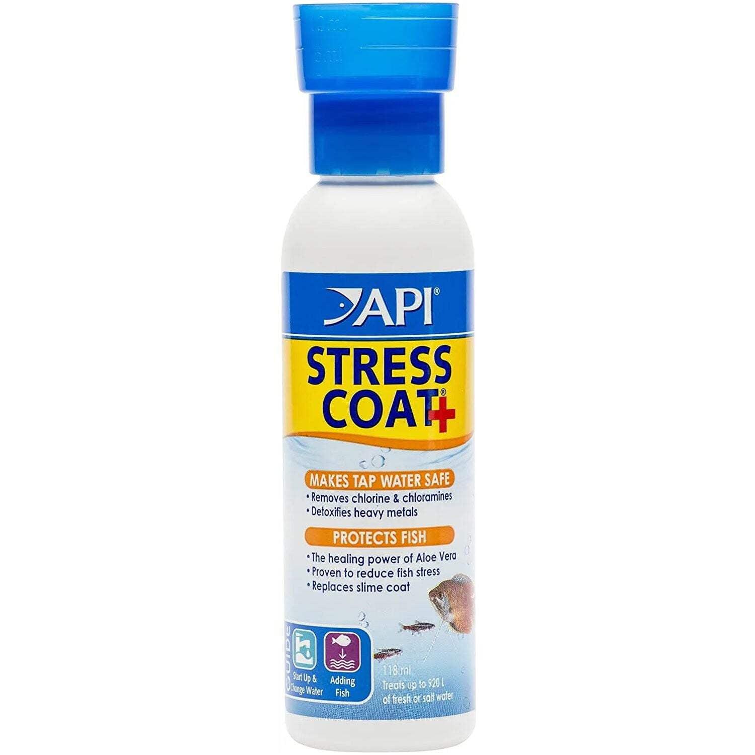 API Stress Coat, Aquarium Water Conditioner, 4 oz