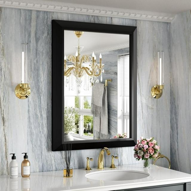 Apmir Aluminum Alloy Framed Bathroom Vanity Mirror in Tempered Glass