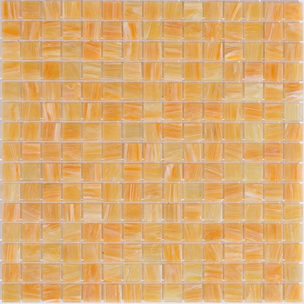 Celestial 12 in. x 12 in. Glossy Glass Mosaic Wall and Floor Tile