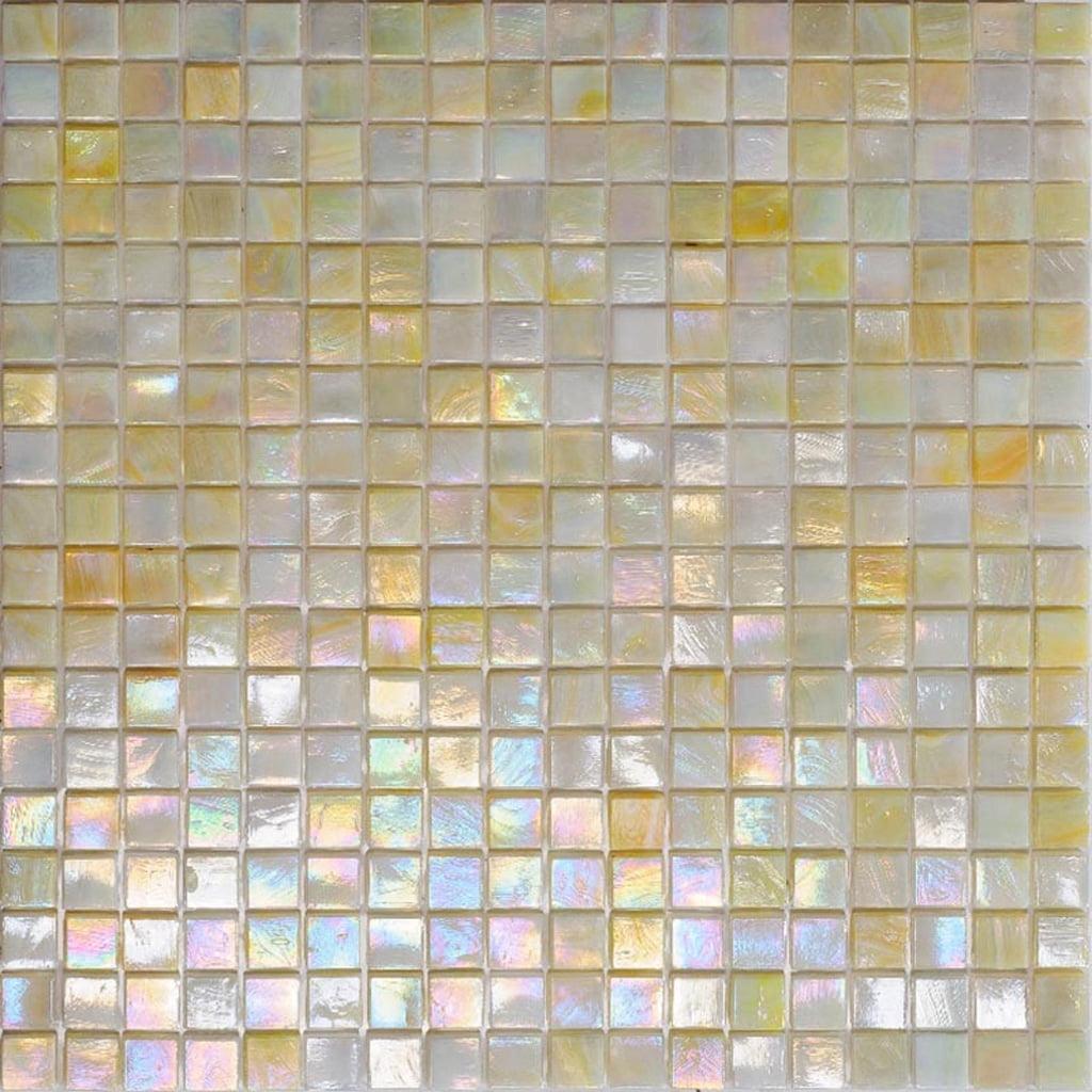 Skosh 0.6" x 0.6" Glass Grid Mosaic Wall & Floor Tile