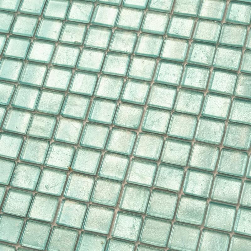 Skosh 0.6" x 0.6" Glass Grid Mosaic Wall & Floor Tile