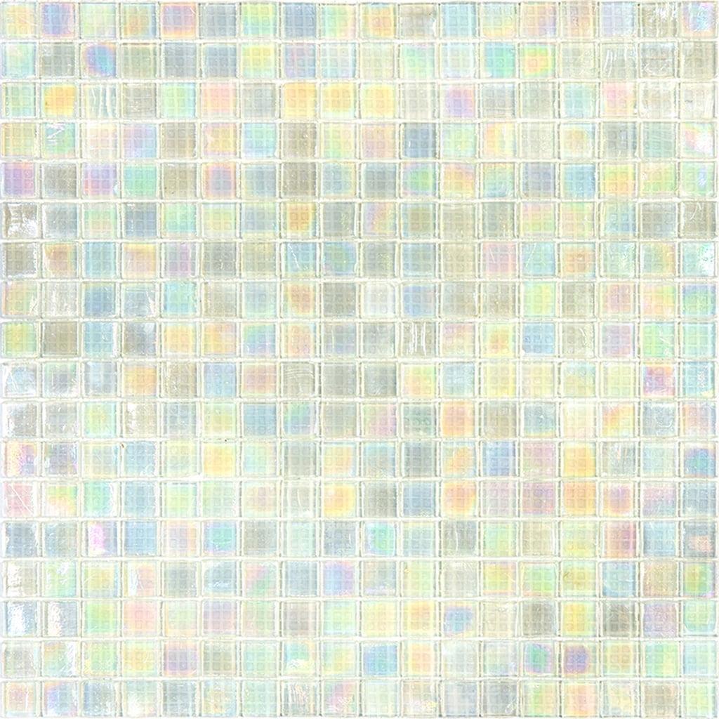 Skosh 0.6" x 0.6" Glass Grid Mosaic Wall & Floor Tile