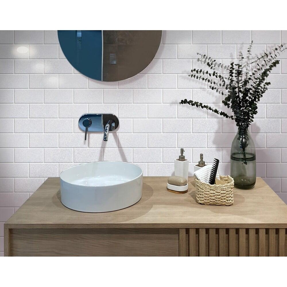 Apollo Tile 3" x 6" Marble Look Subway Wall & Floor Tile