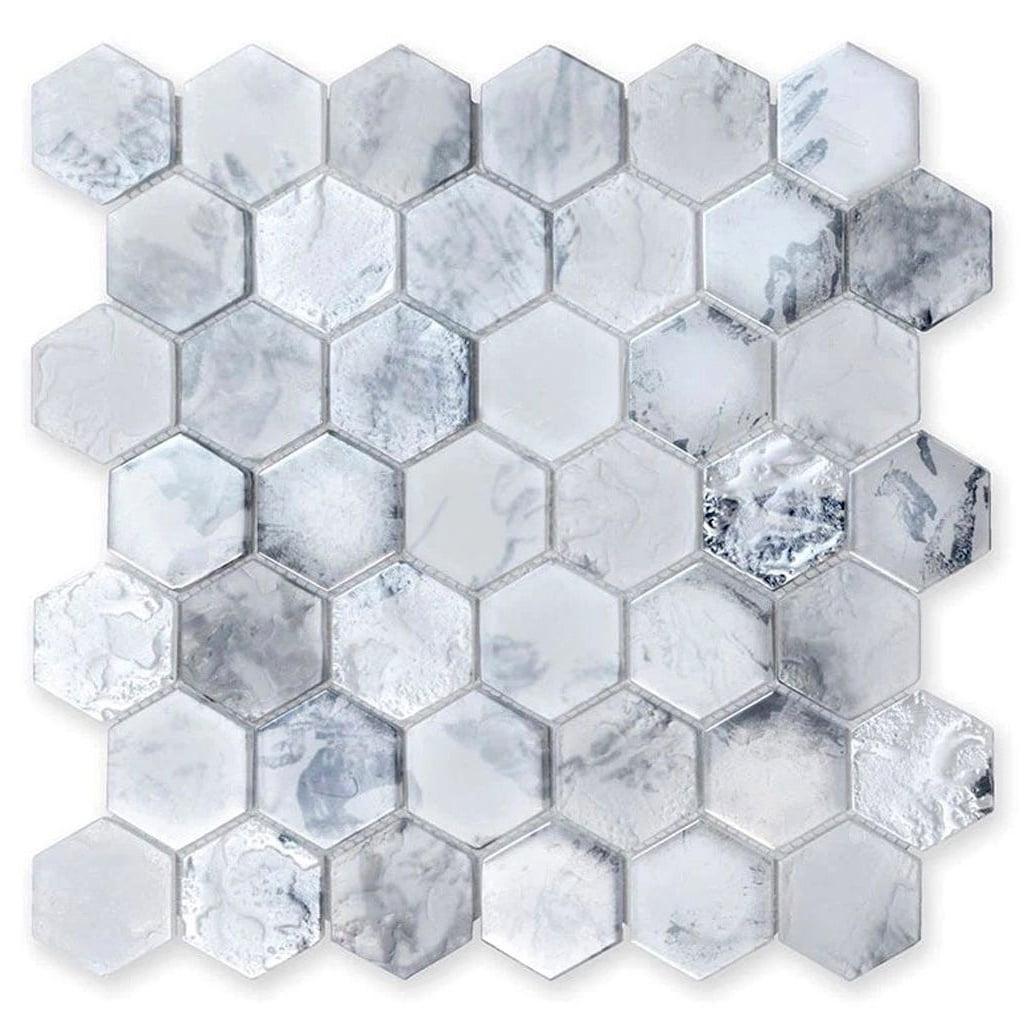 Verre 11.7 In. X 11.8 In. Glass Mosaic Wall And Floor Tile (9.6 Sq Ft/Case) - 10 Pack