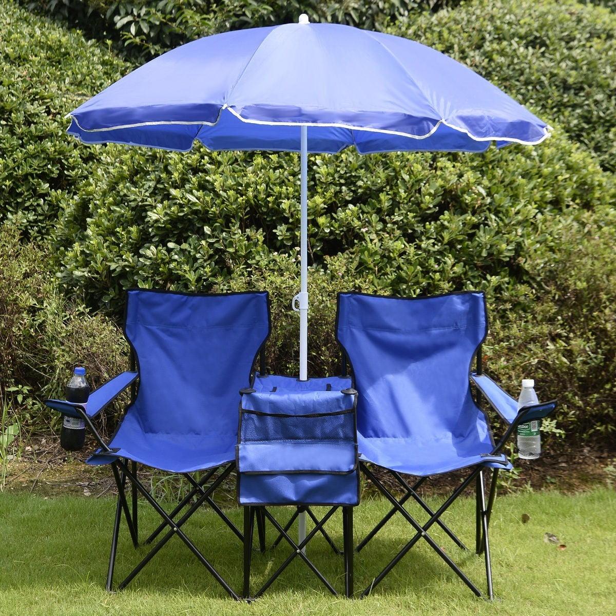 Arlmont & Co. Sayler Fabric Patio Folding Chair Folding Chair Set