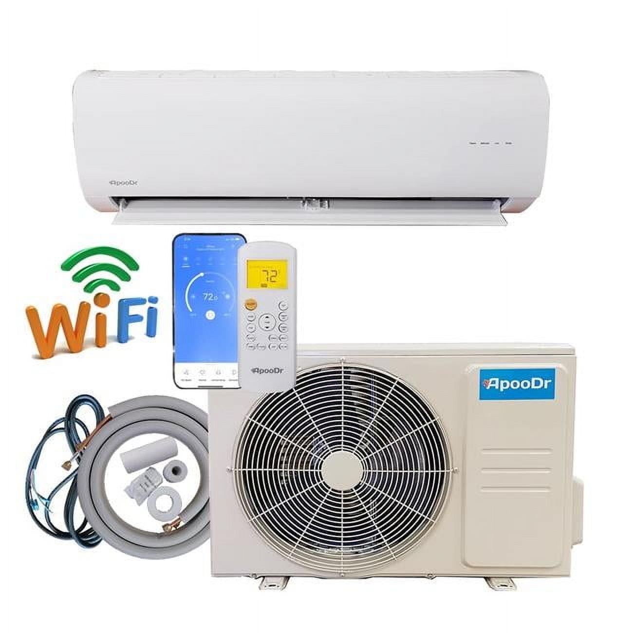 ApooDr 12000 BTU White Mini Split AC with Heat Pump