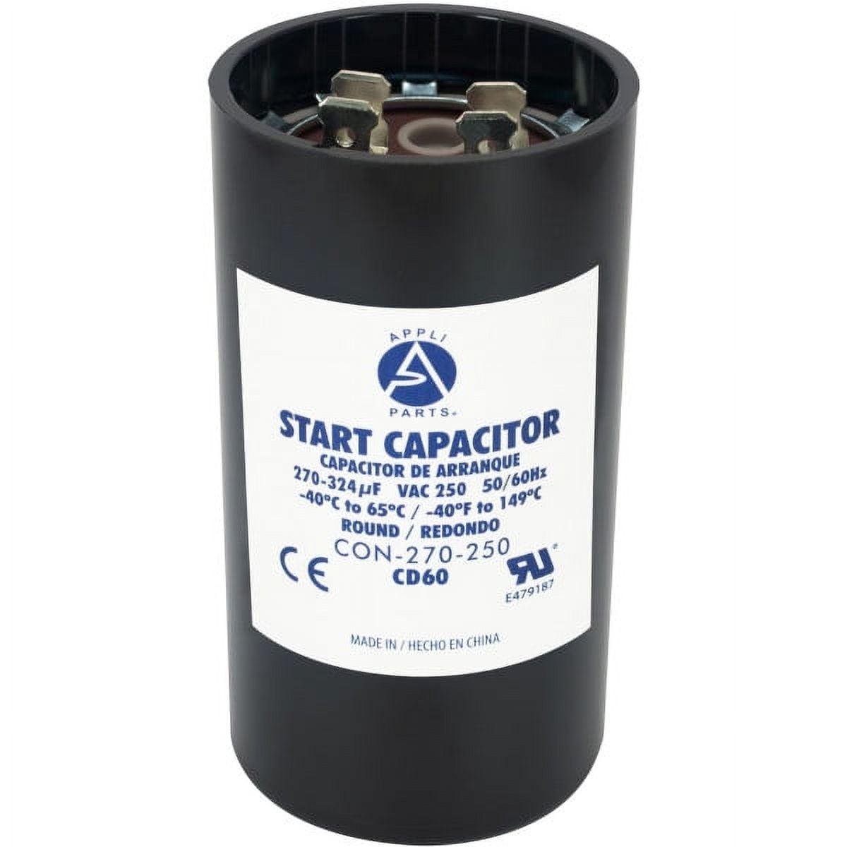 Universal 270-324 Mfd 250 VAC Electric Motor Start Capacitor