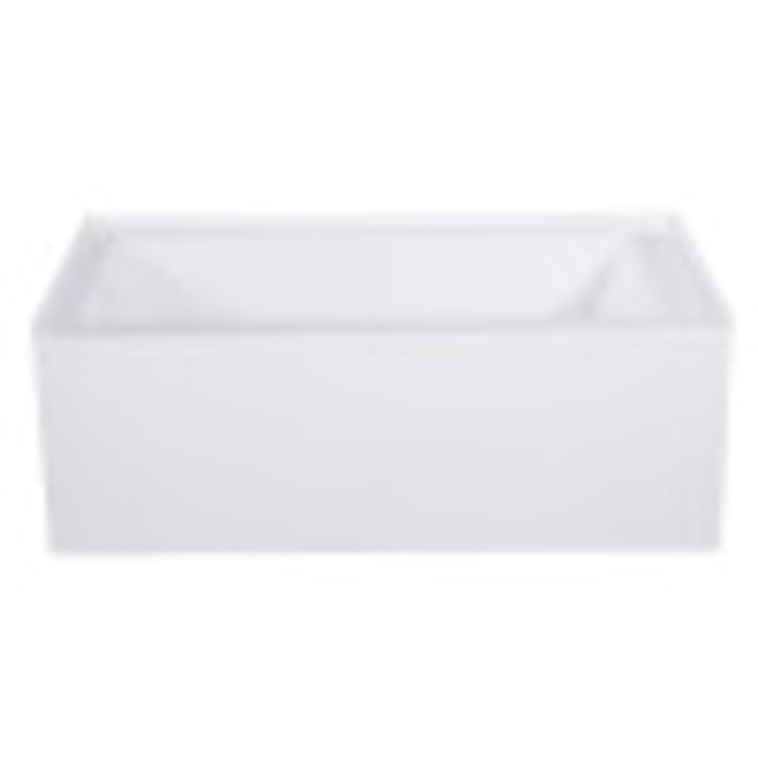 Kingston Brass Aqua Eden 54-Inch Acrylic Rectangular 3-Wall Alcove Tub