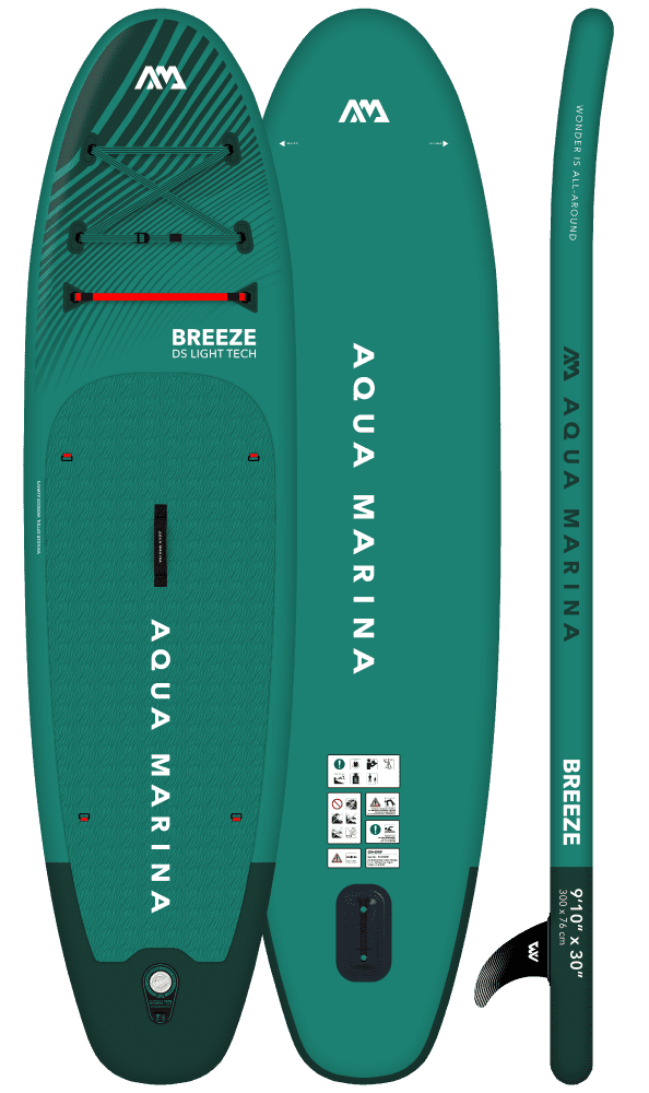 Aqua Marina 9.10'' Breeze Tree Paddleboard - Dark Teal Green